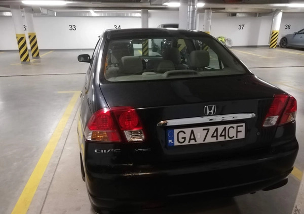 Honda Civic cena 8000 przebieg: 348000, rok produkcji 2004 z Gdynia małe 106